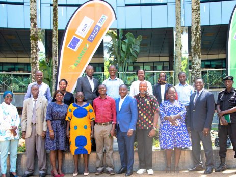 AAMC 2023 Joint Planning Committee after holding their final weekly meeting in Entebbe, Uganda