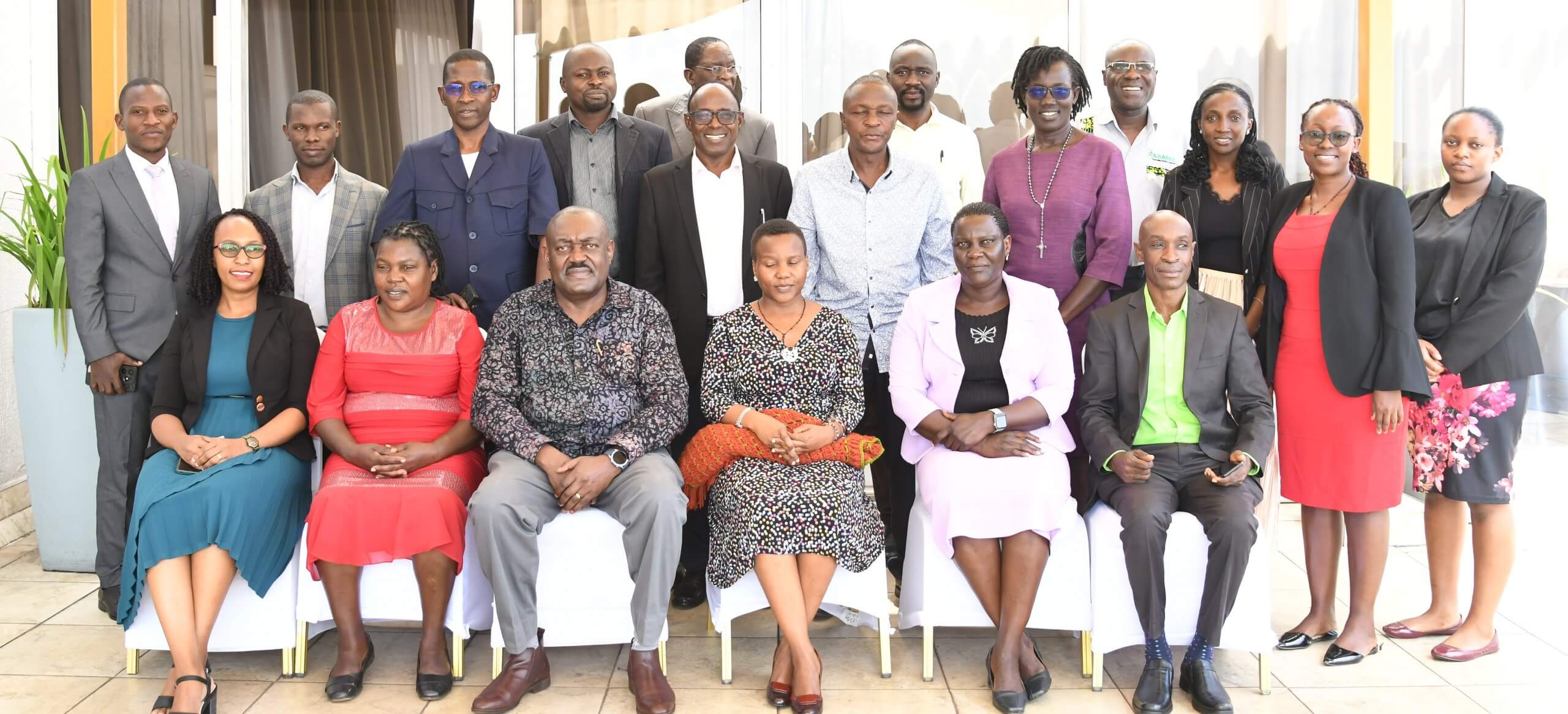 Participants during a workshop to pilot ASARECA’s Policy Manager Tool through joint analysis of Uganda’s Extension Policy